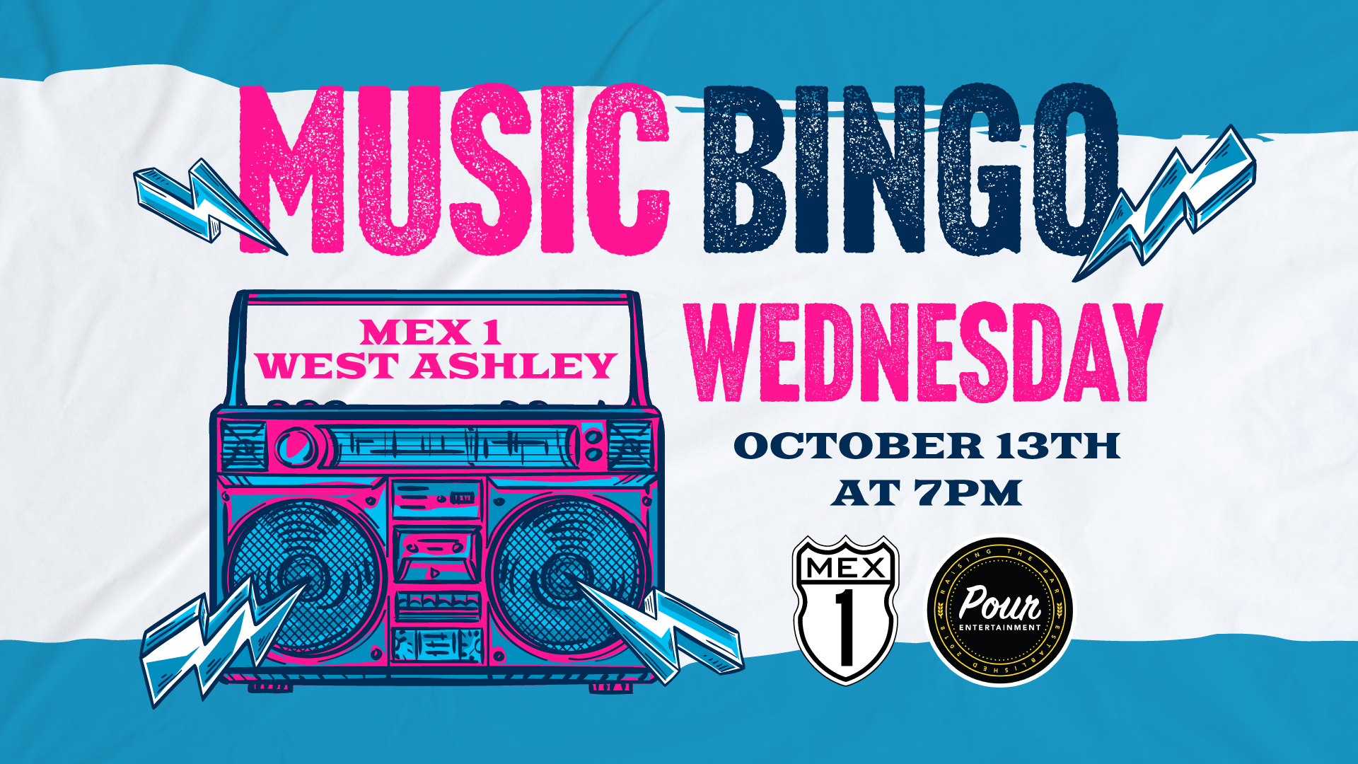 Music Bingo at Mex 1 West Ashley